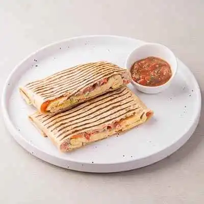 Tortilla Egg and Vegetable Murtabak With Tomato Salsa